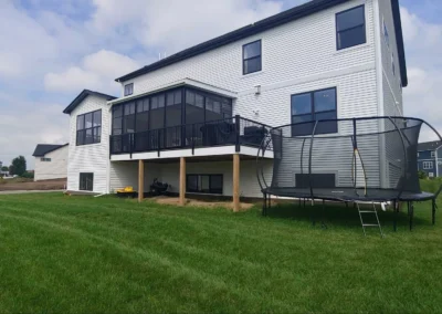 Screen Room and Aluminum Decking - After