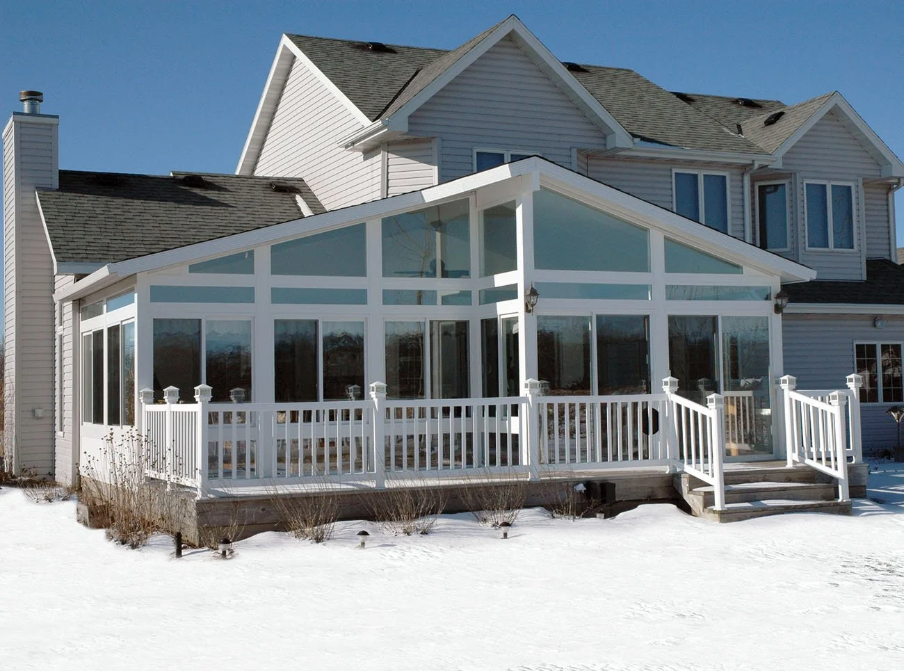Minnesota Winter Sunroom