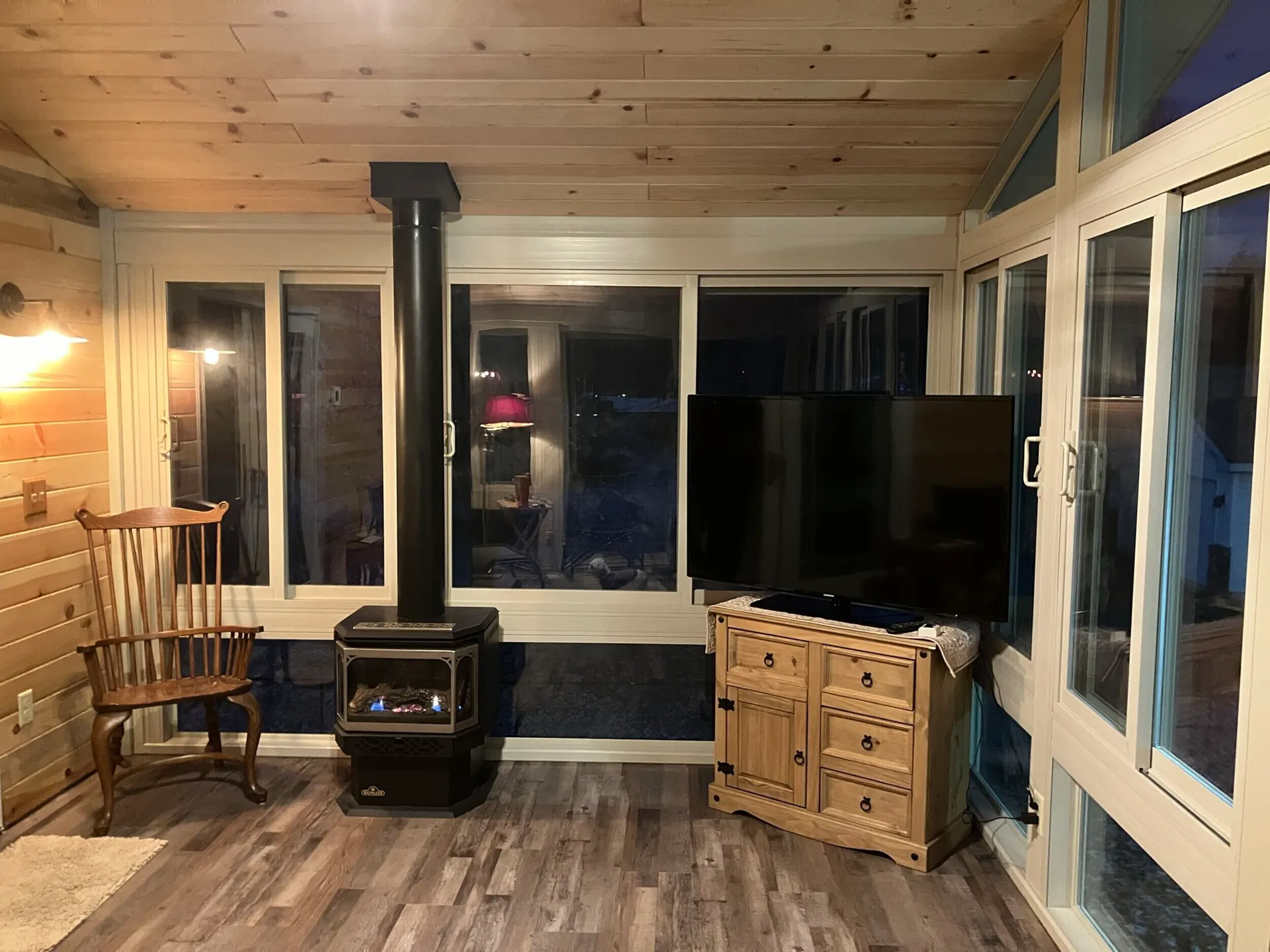 Sunroom in Minnesota Winter